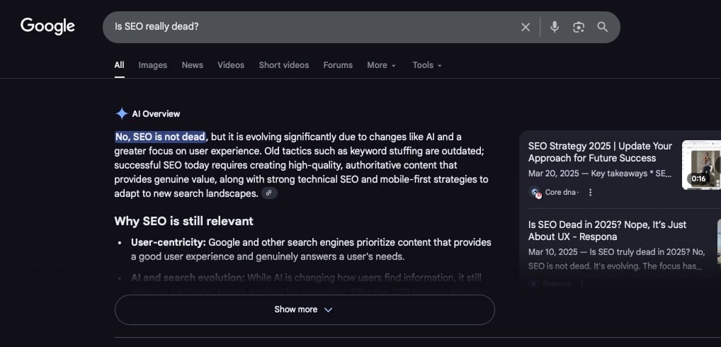 SEO isn't dead — it's evolving faster than ever