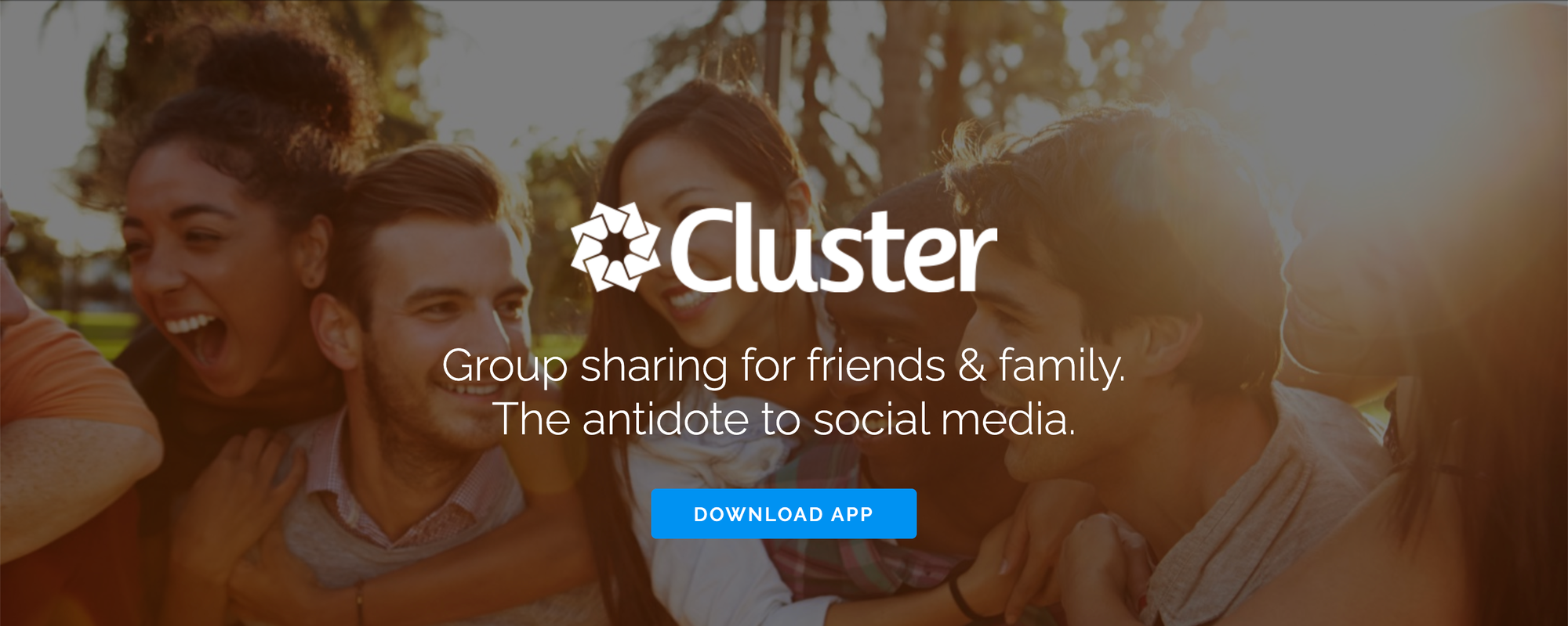 Cluster Website Landing Page